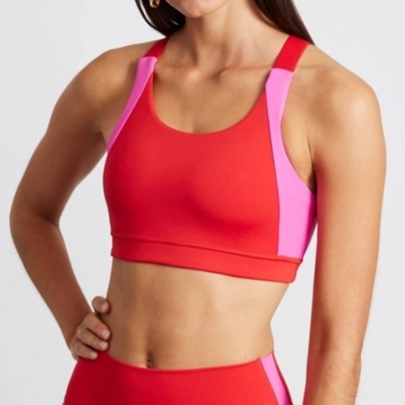 Splits59 Other - Splits59 Logan Techflex Bra Red/Fuscia Size Extra Small